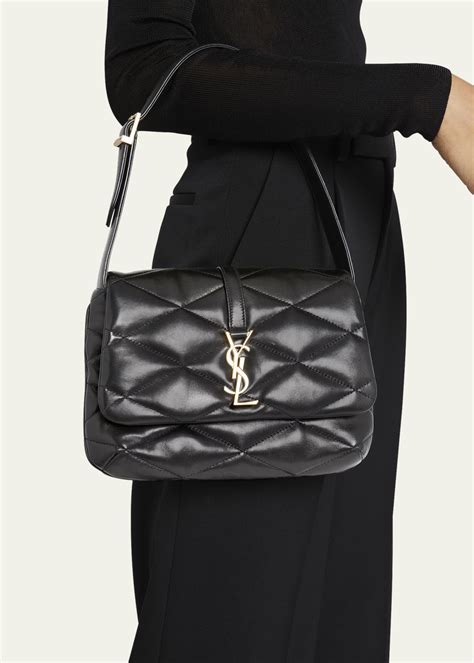 le 57 ysl quilted leather flap bag|Saint Laurent Le 57 Flap YSL Shoulder Bag in Quilted Patent .